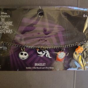 Disney Nightmare Before Christmas Charm Bracelet